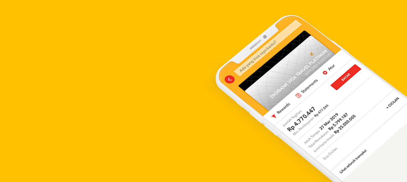 Spending Tracker di aplikasi digibank